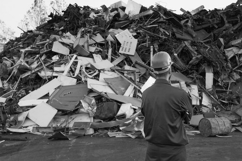 House clearance team working in a Mottingham home